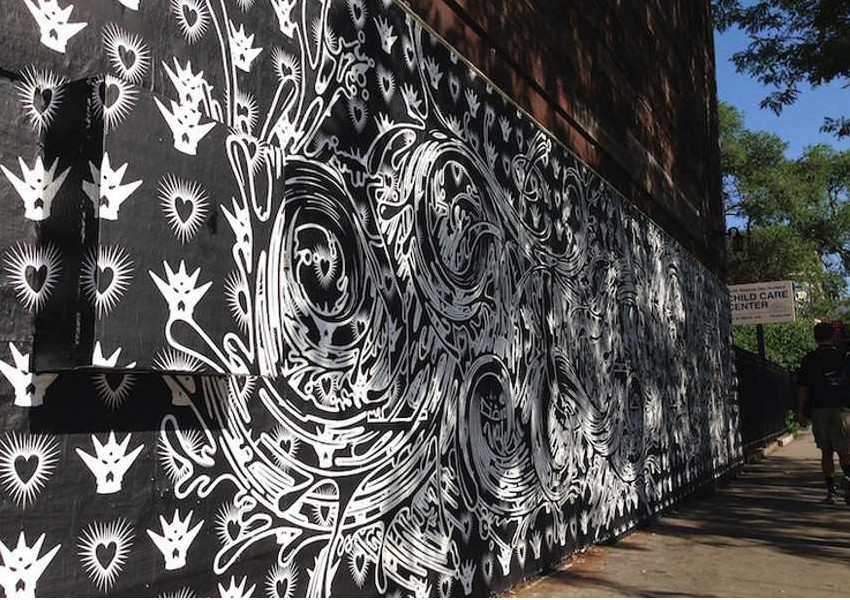 ASVP - You and me #2, 2013, mural in Chicago, USA
