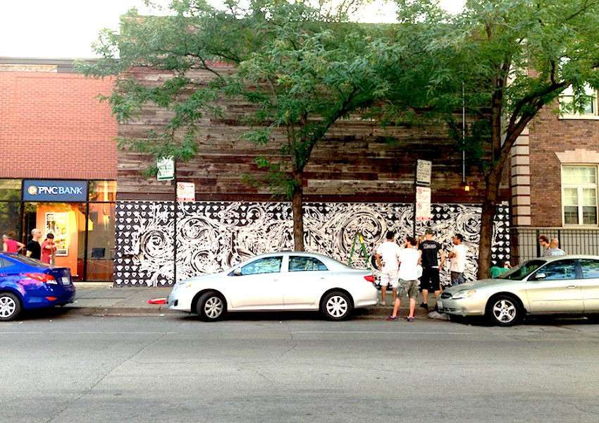 ASVP - You and me #4, 2013, mural in Chicago, USA